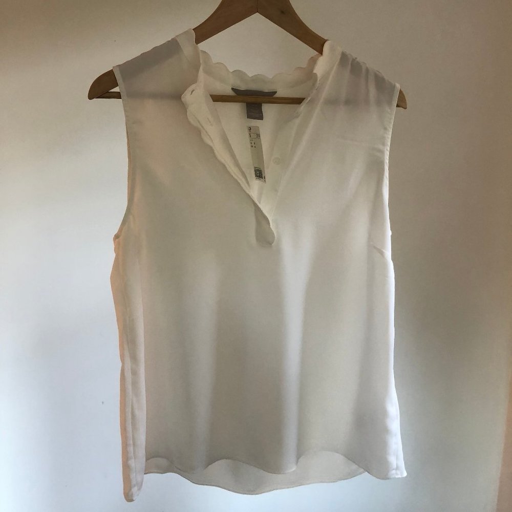 White tank blouse